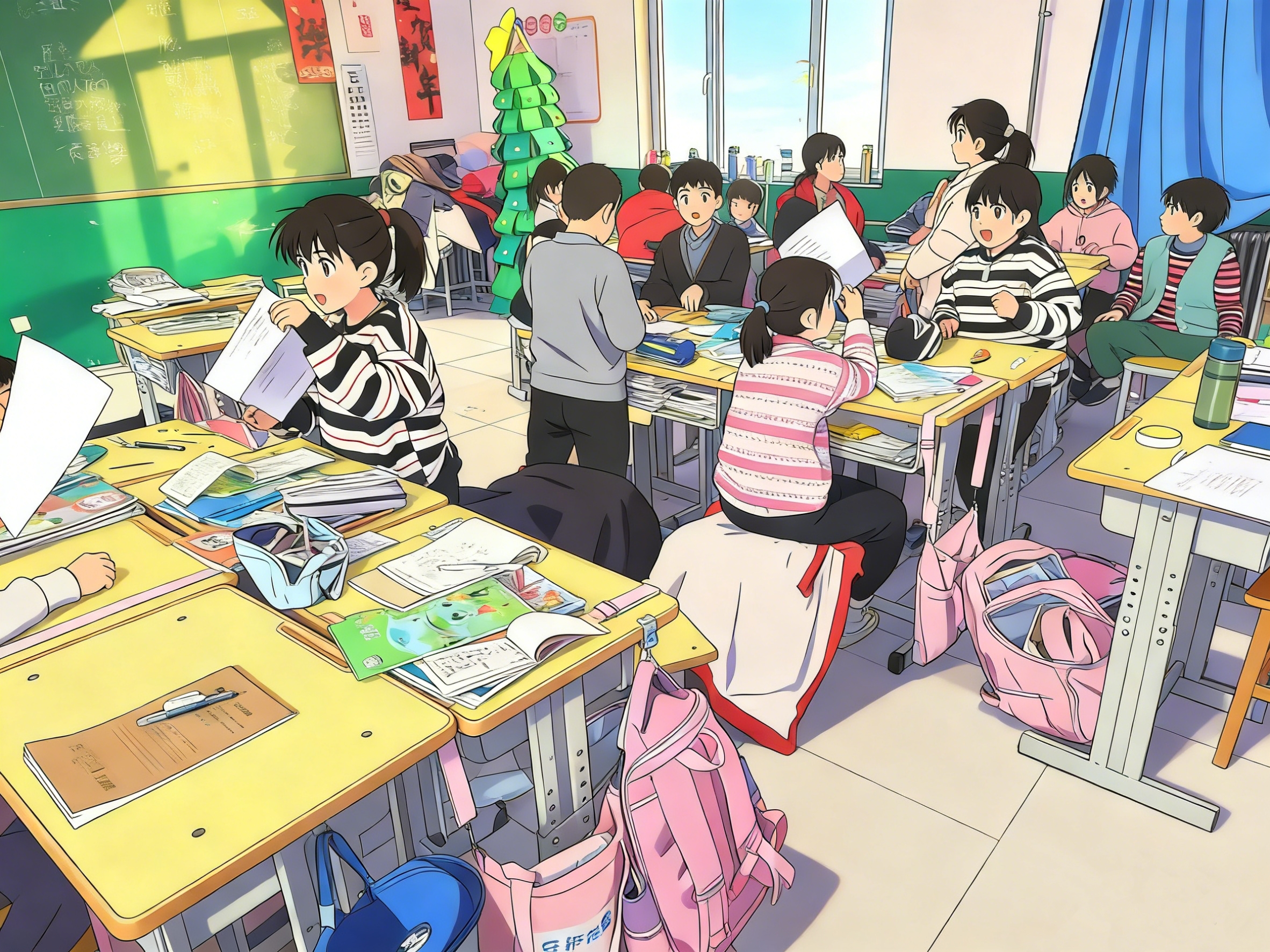 乡村课堂里的日常